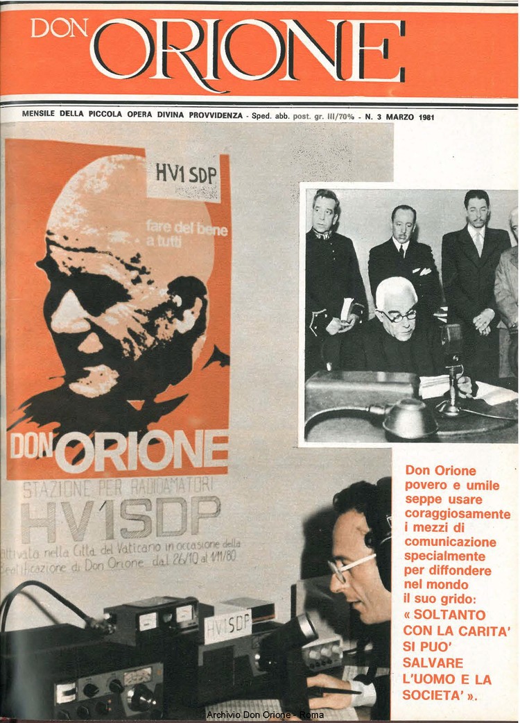 Don Orione, 76, 03, 01-03-1981, pagina 1