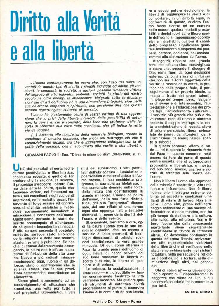 Don Orione, 76, 03, 01-03-1981, pagina 6