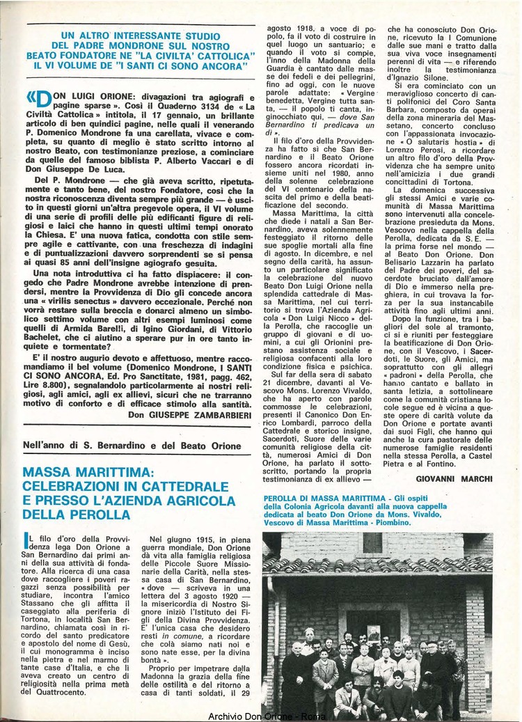 Don Orione, 76, 03, 01-03-1981, pagina 7