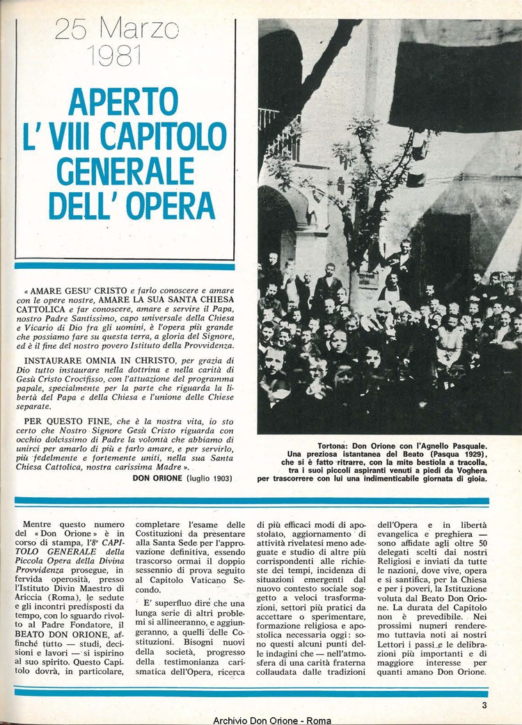 Don Orione, 76, 04, 01-04-1981, pagina 3