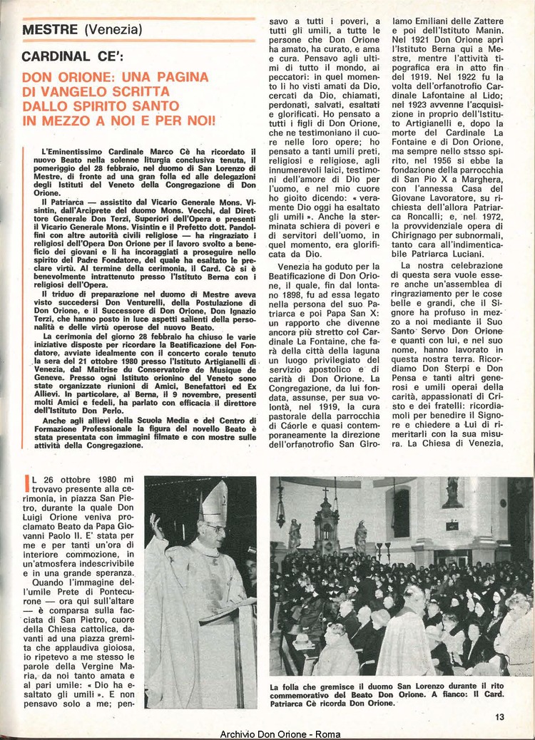Don Orione, 76, 04, 01-04-1981, pagina 13
