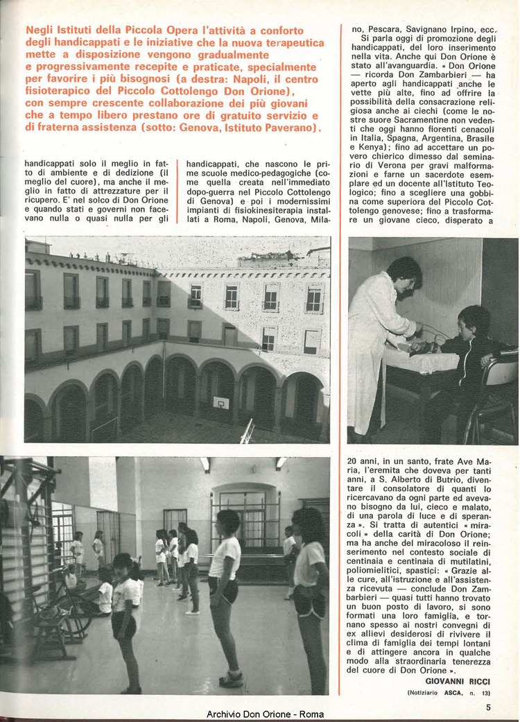 Don Orione, 76, 05, 01-05-1981, pagina 5