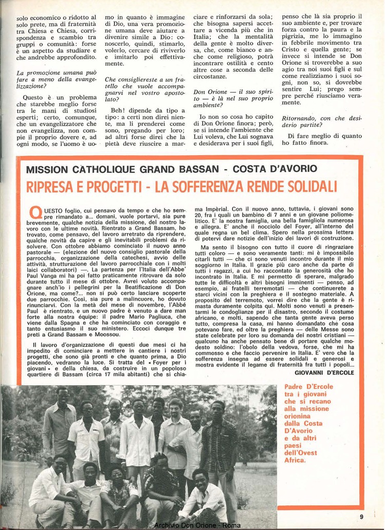 Don Orione, 76, 05, 01-05-1981, pagina 9