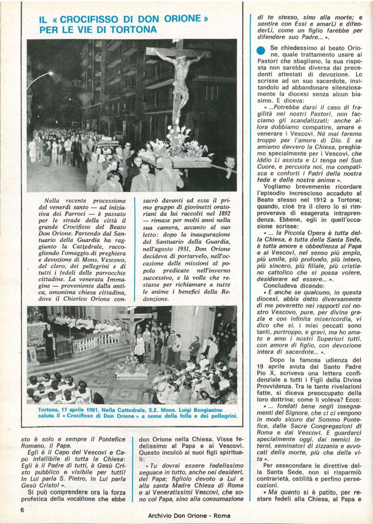Don Orione, 76, 06, 01-06-1981, pagina 6