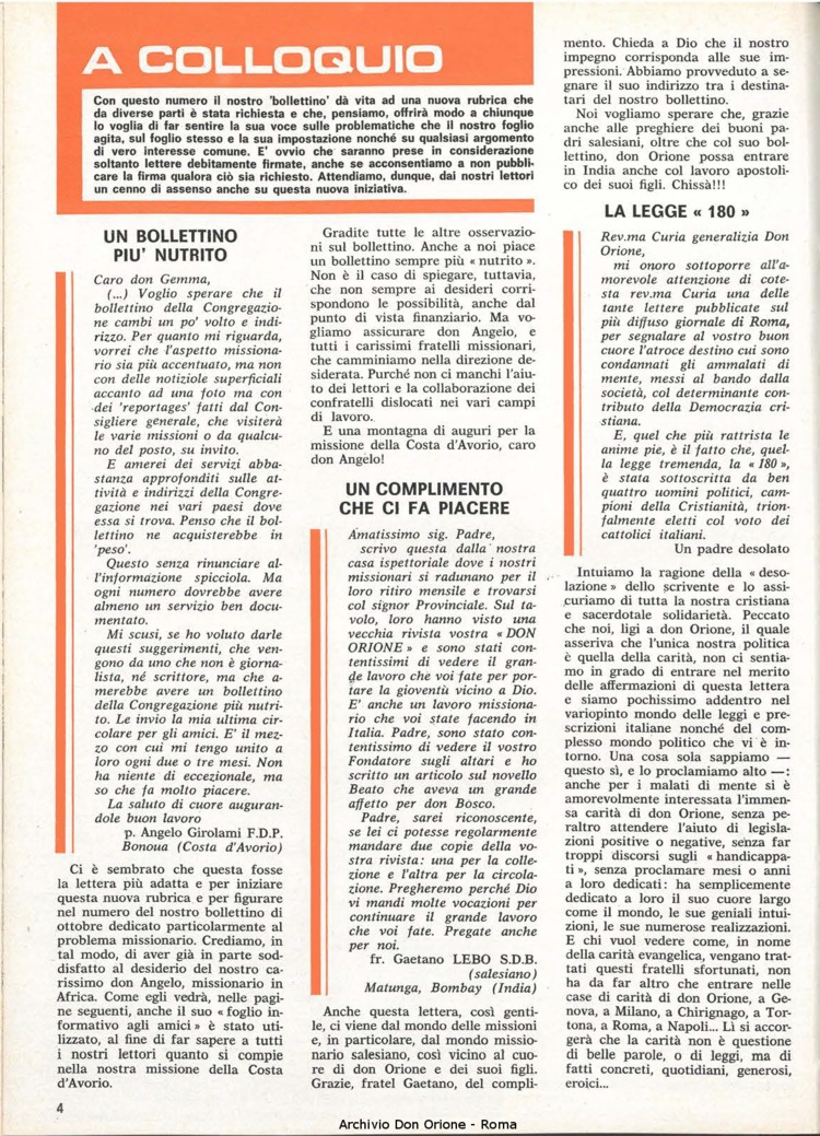 Don Orione, 76, 08, 01-10-1981, pagina 4