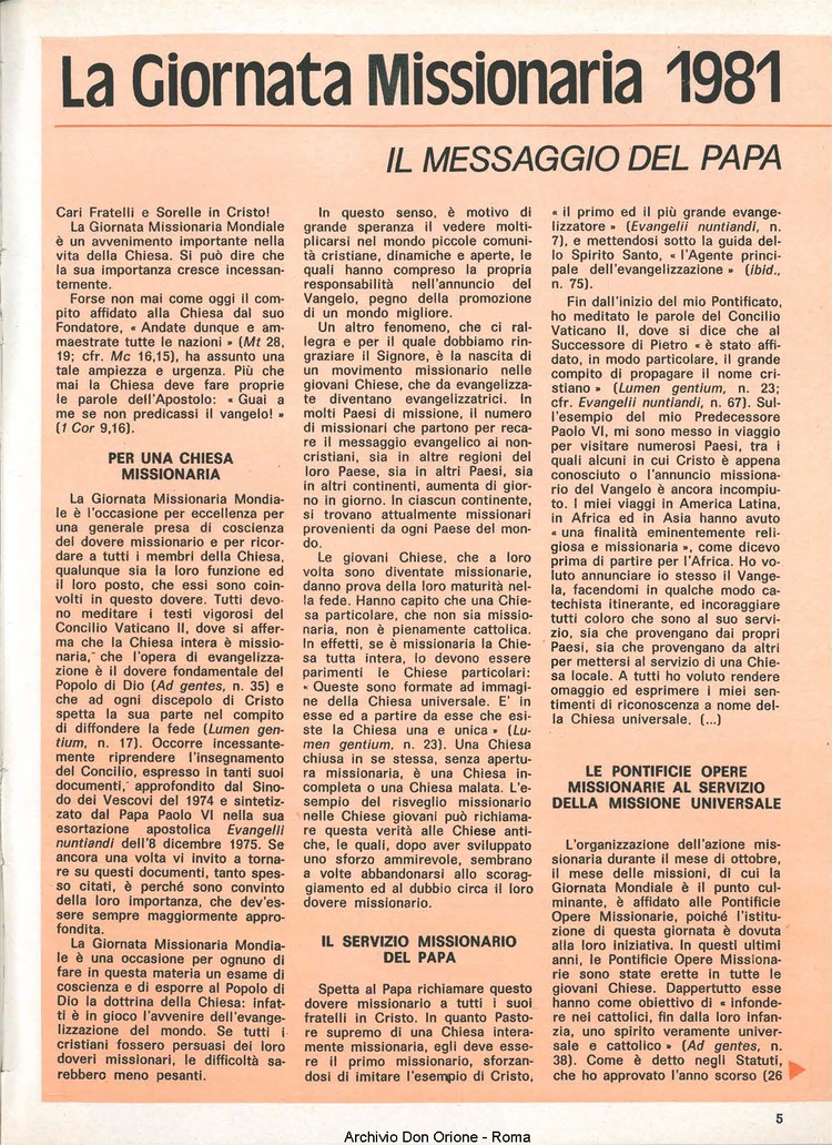 Don Orione, 76, 08, 01-10-1981, pagina 5