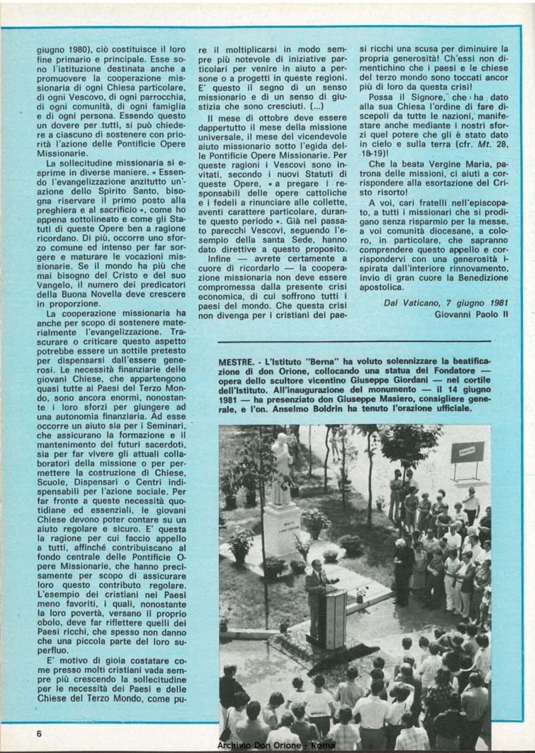 Don Orione, 76, 08, 01-10-1981, pagina 6