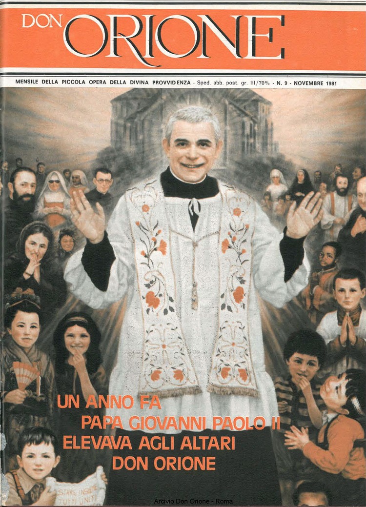 Don Orione, 76, 09, 01-11-1981, pagina 1