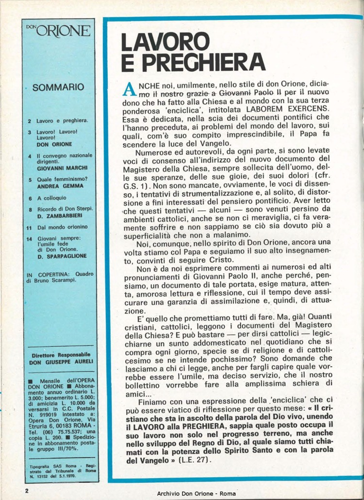 Don Orione, 76, 09, 01-11-1981, pagina 2
