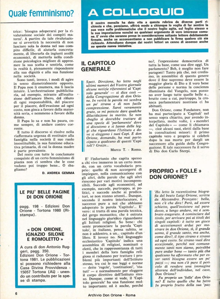 Don Orione, 76, 09, 01-11-1981, pagina 6