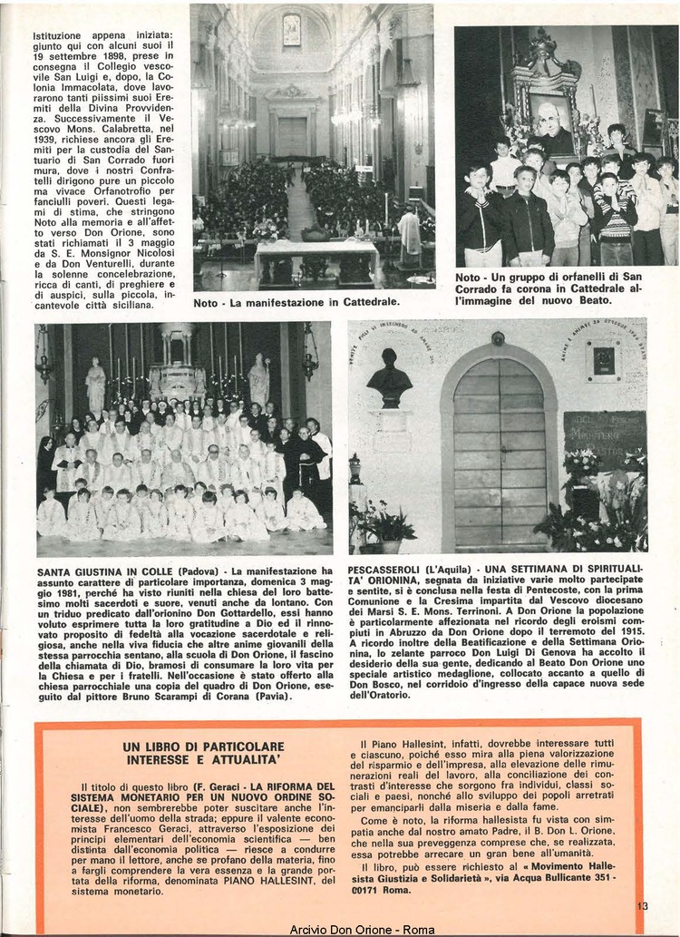 Don Orione, 76, 09, 01-11-1981, pagina 13