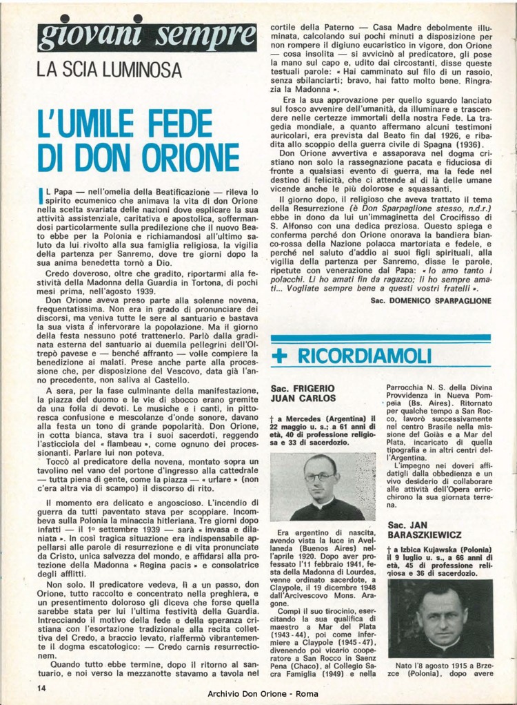 Don Orione, 76, 09, 01-11-1981, pagina 14