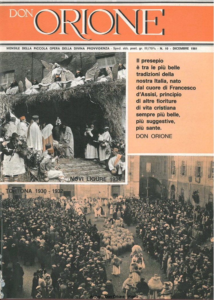 Don Orione, 76, 10, 01-12-1981, pagina 1