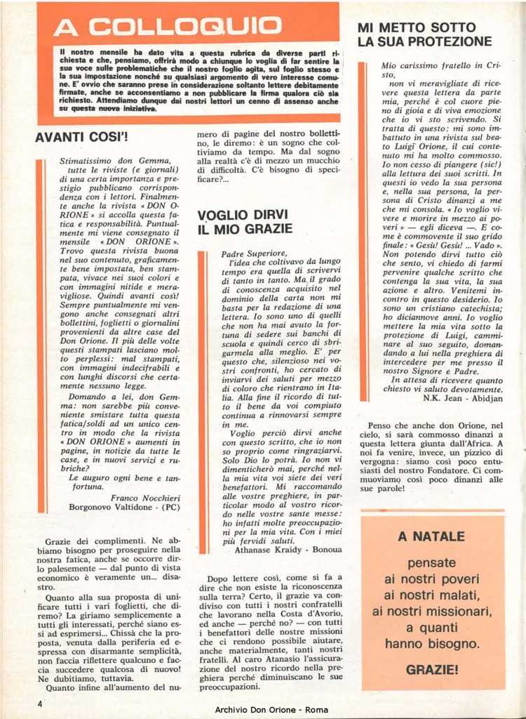 Don Orione, 76, 10, 01-12-1981, pagina 4