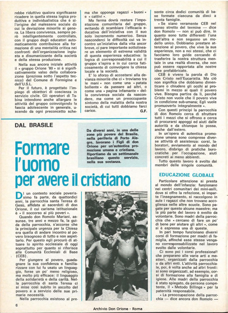 Don Orione, 76, 10, 01-12-1981, pagina 6