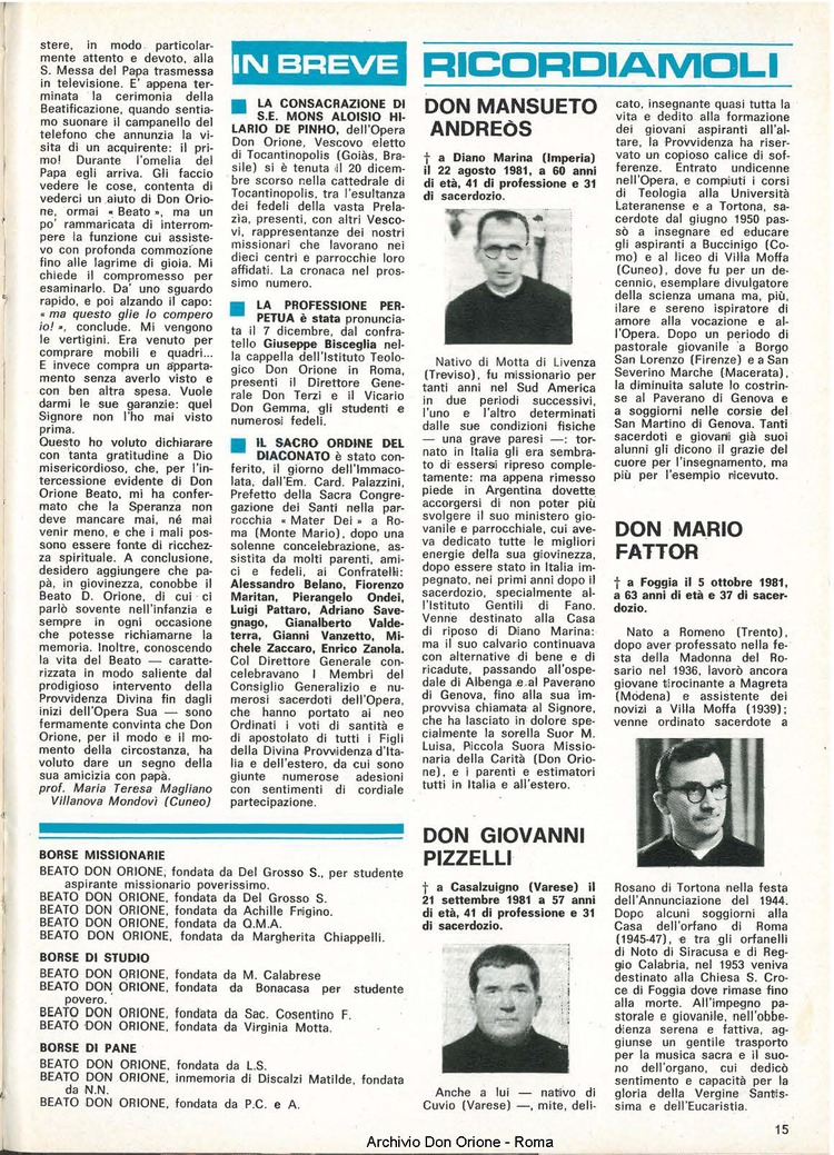 Don Orione, 77, 01, 01-01-1982, pagina 15