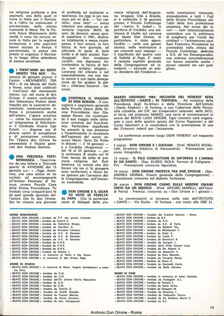 Don Orione, 77, 03, 01-03-1982, pagina 15