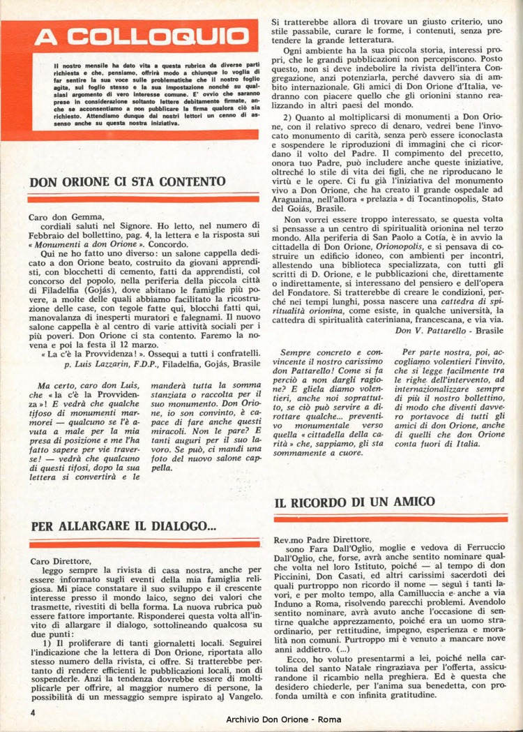 Don Orione, 77, 05, 01-05-1982, pagina 4