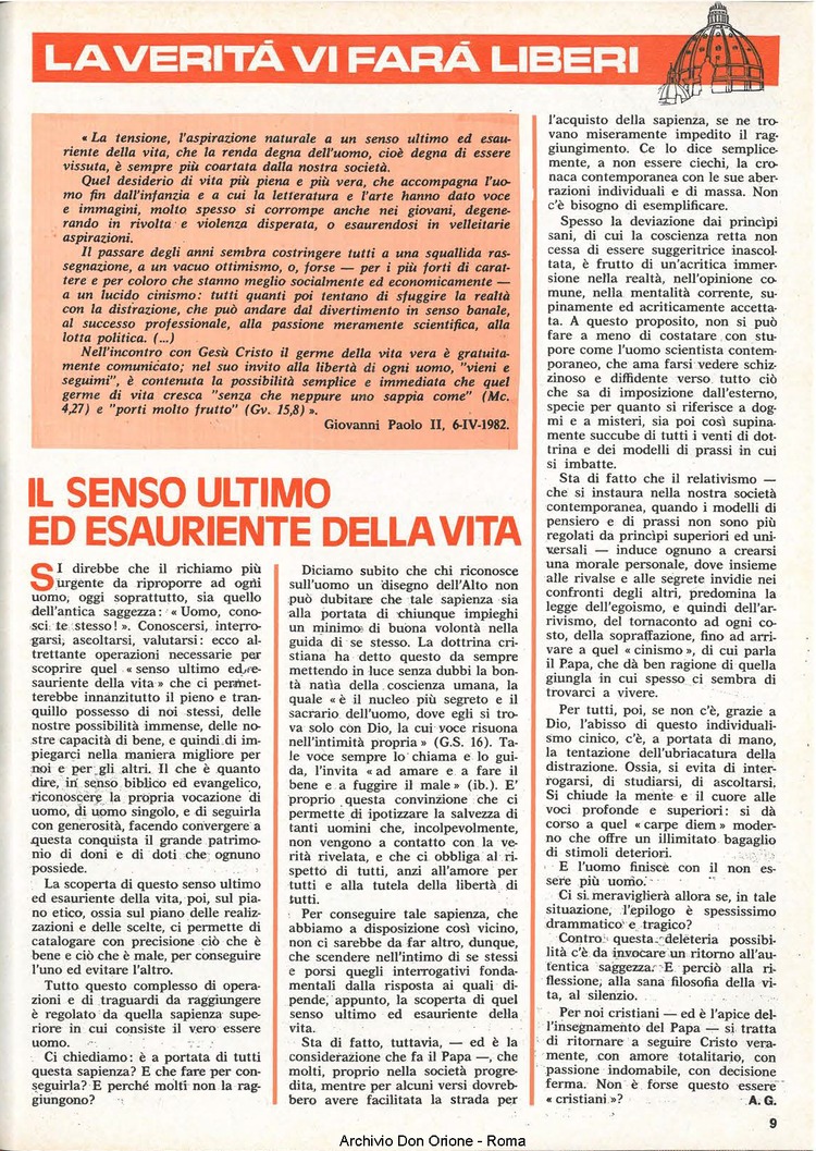 Don Orione, 77, 05, 01-05-1982, pagina 9