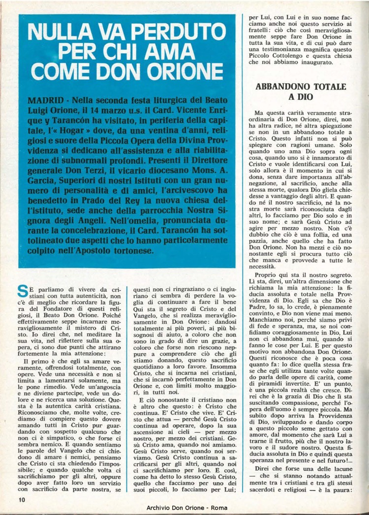 Don Orione, 77, 05, 01-05-1982, pagina 10