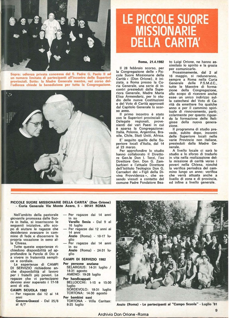 Don Orione, 77, 06, 01-06-1982, pagina 9