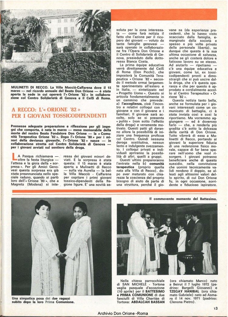 Don Orione, 77, 06, 01-06-1982, pagina 13