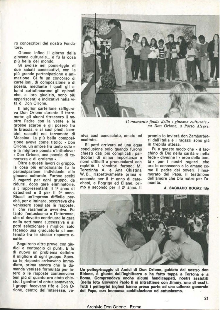 Don Orione, 77, 08, 01-10-1982, pagina 21