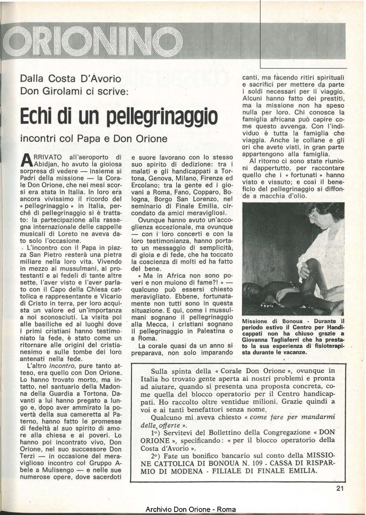 Don Orione, 77, 09, 01-11-1982, pagina 21