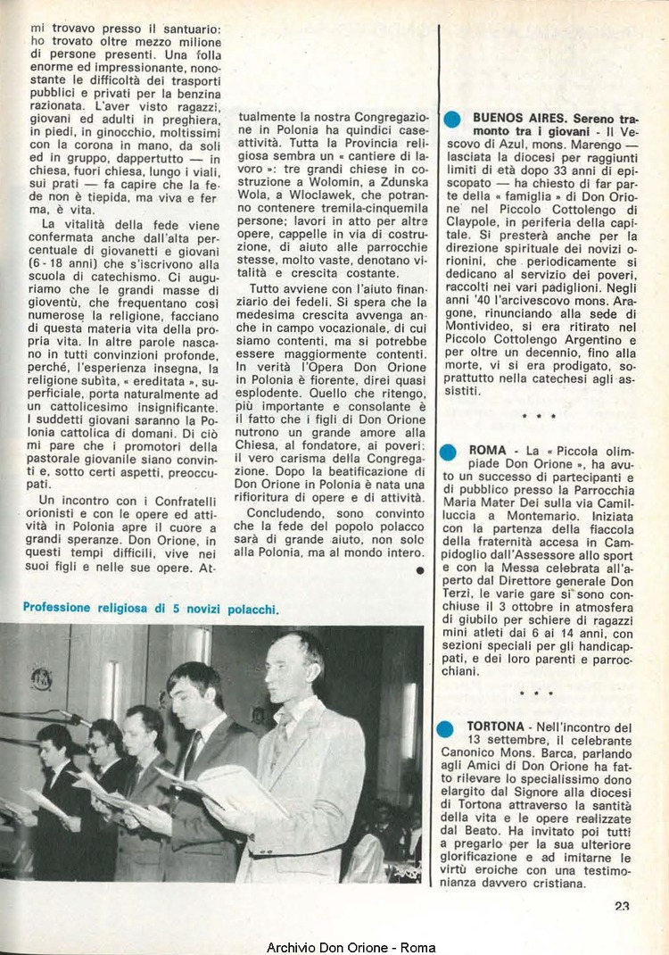 Don Orione, 77, 09, 01-11-1982, pagina 23
