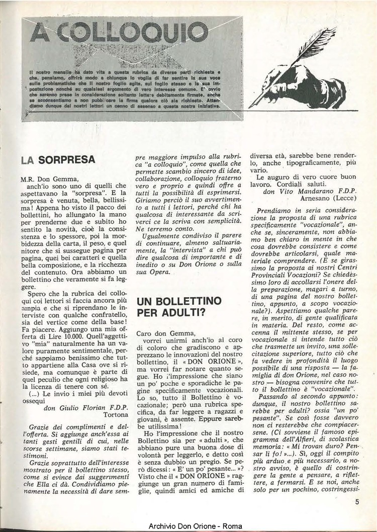 Don Orione, 77, 10, 01-12-1982, pagina 5