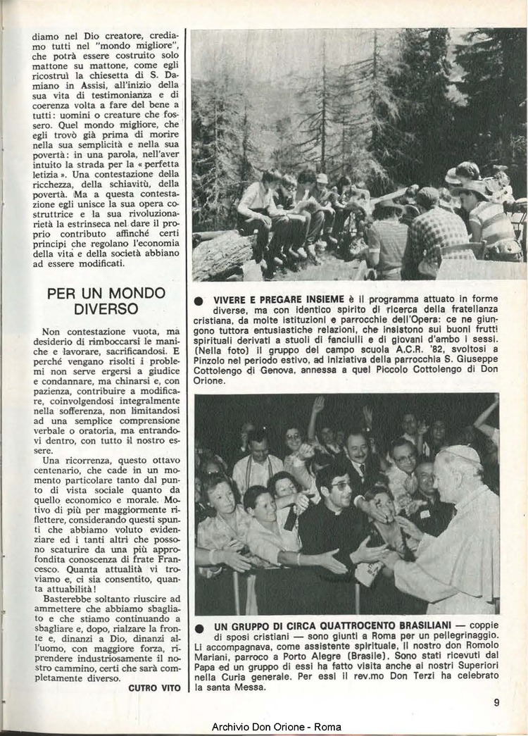 Don Orione, 77, 10, 01-12-1982, pagina 9