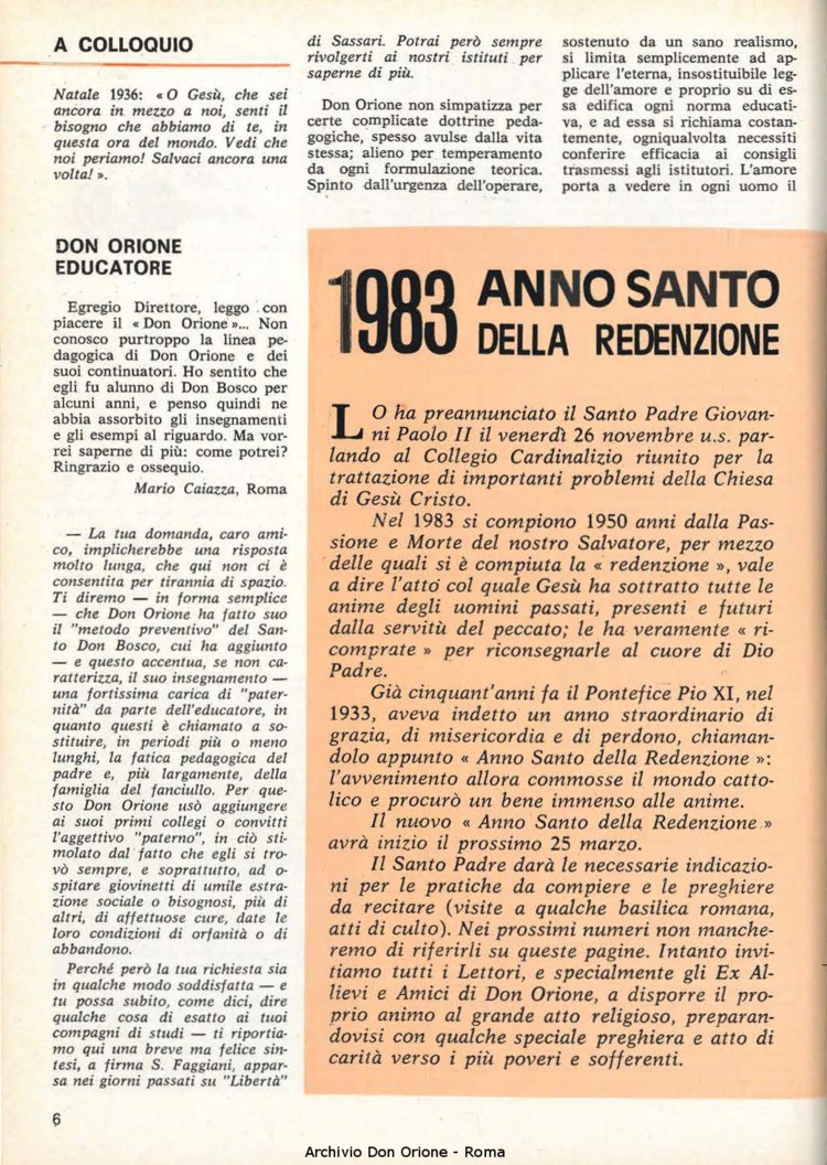 Don Orione, 78, 01, 01-01-1983, pagina 6