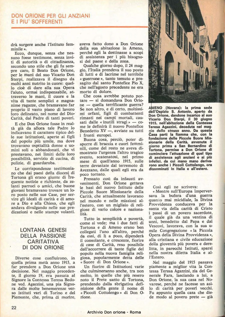 Don Orione, 78, 01, 01-01-1983, pagina 22