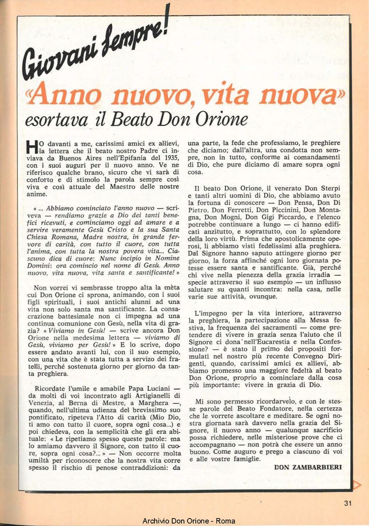 Don Orione, 78, 01, 01-01-1983, pagina 31
