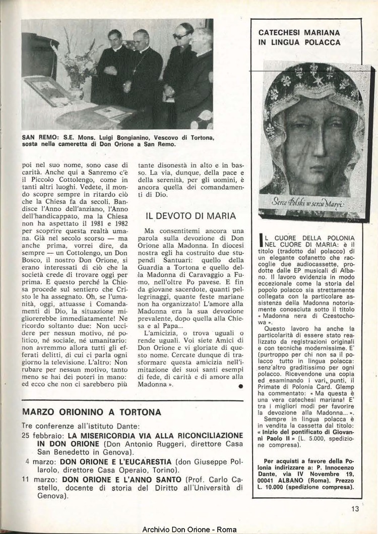 Don Orione, 78, 03, 01-03-1983, pagina 13