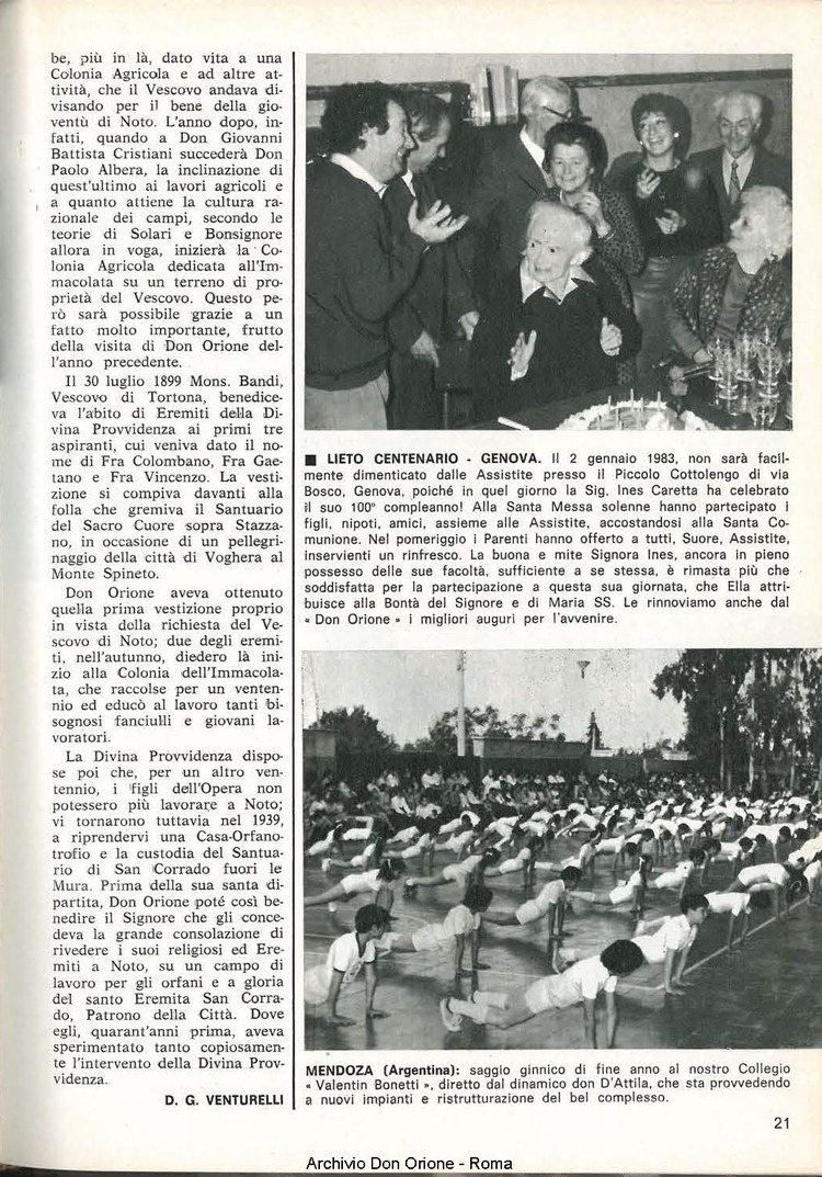 Don Orione, 78, 03, 01-03-1983, pagina 21