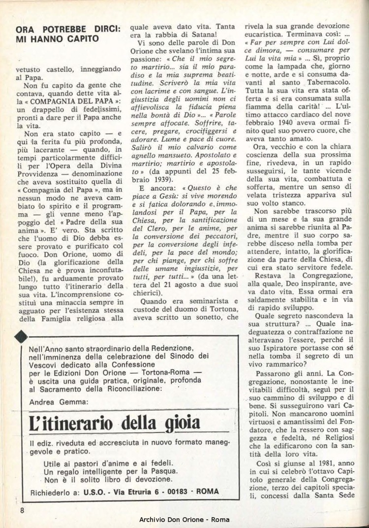 Don Orione, 78, 04, 01-04-1983, pagina 8