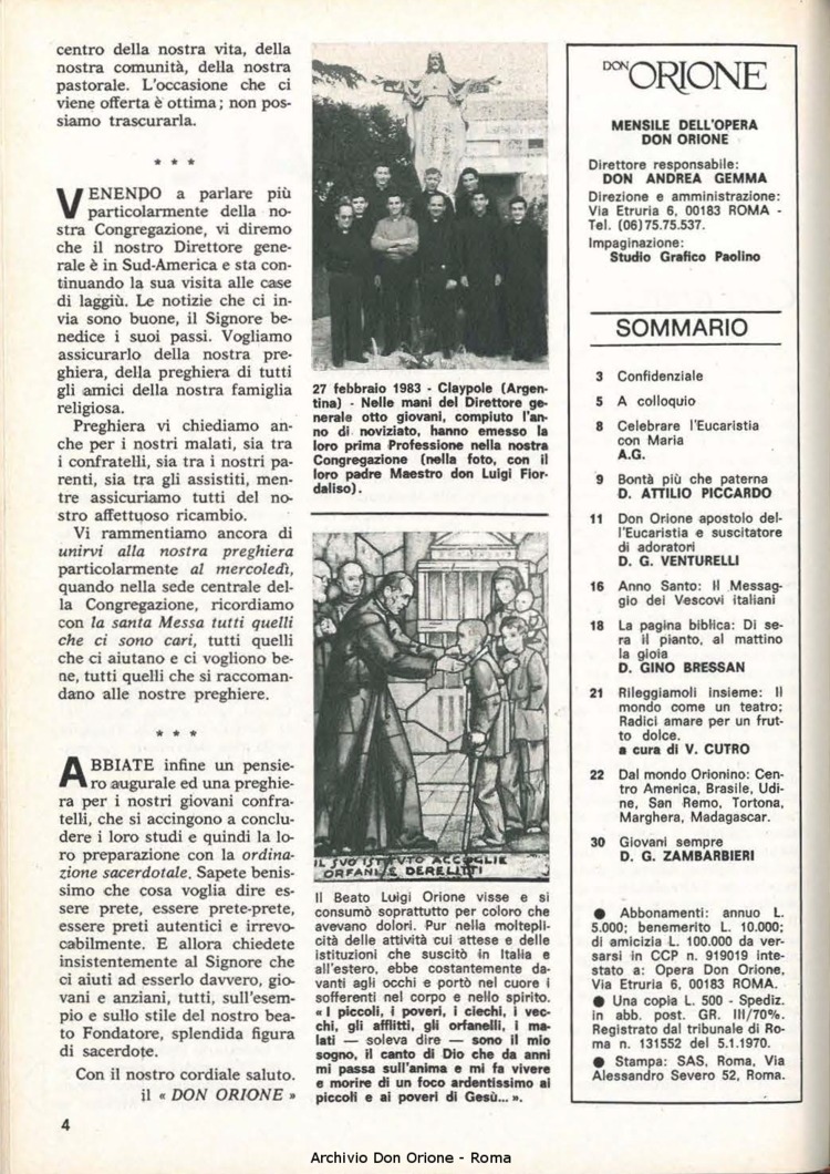Don Orione, 78, 05, 01-05-1983, pagina 4