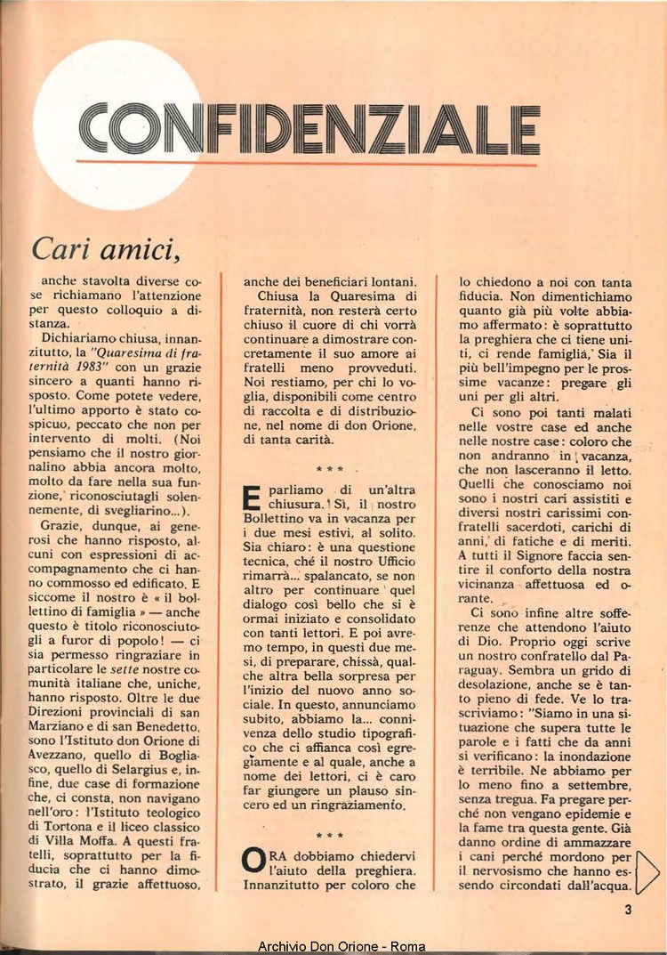 Don Orione, 78, 07, 01-07-1983, pagina 3