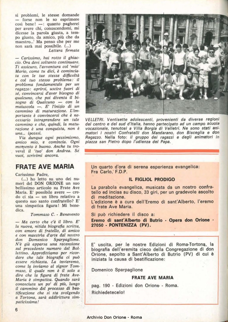 Don Orione, 78, 09, 01-11-1983, pagina 6