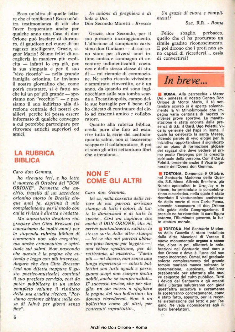 Don Orione, 78, 10, 01-12-1983, pagina 6