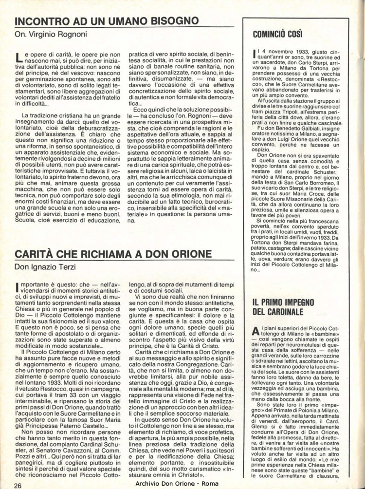 Don Orione, 79, 01, 01-01-1984, pagina 26
