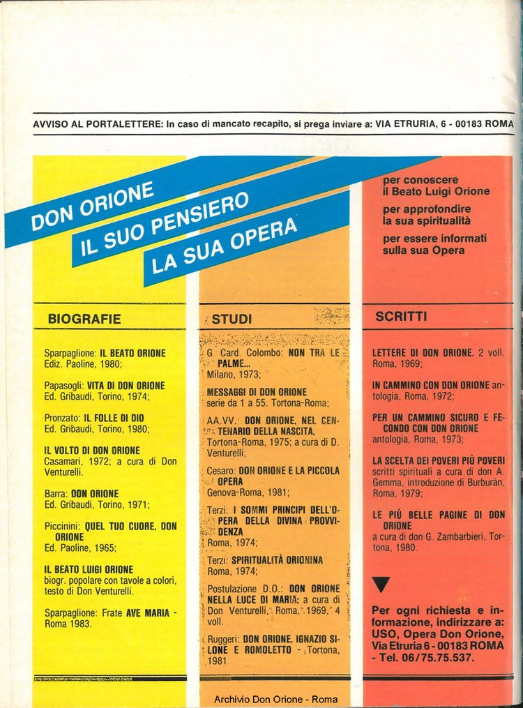 Don Orione, 79, 01, 01-01-1984, pagina 32