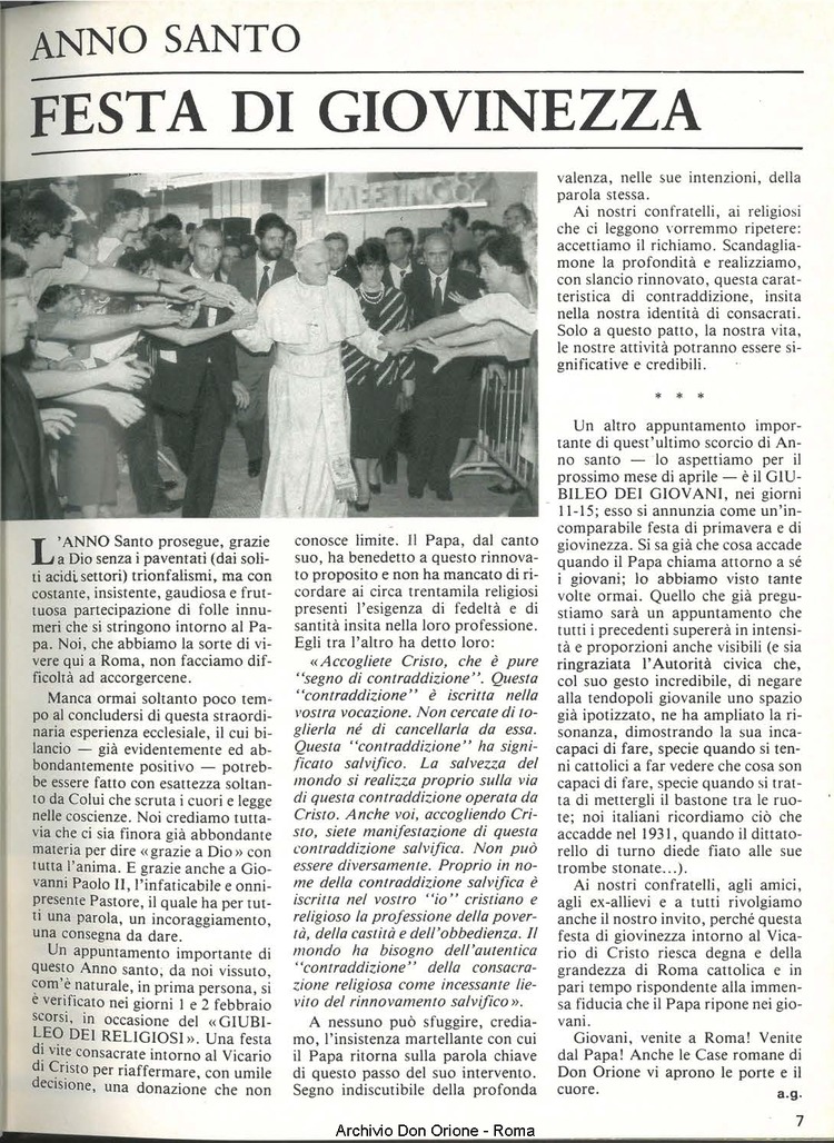 Don Orione, 79, 03, 01-03-1984, pagina 7