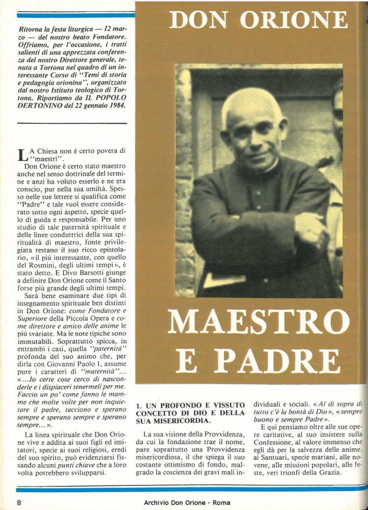 Don Orione, 79, 03, 01-03-1984, pagina 8