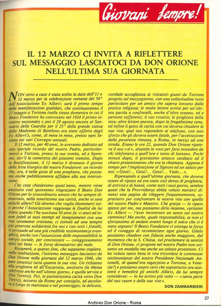 Don Orione, 79, 03, 01-03-1984, pagina 27