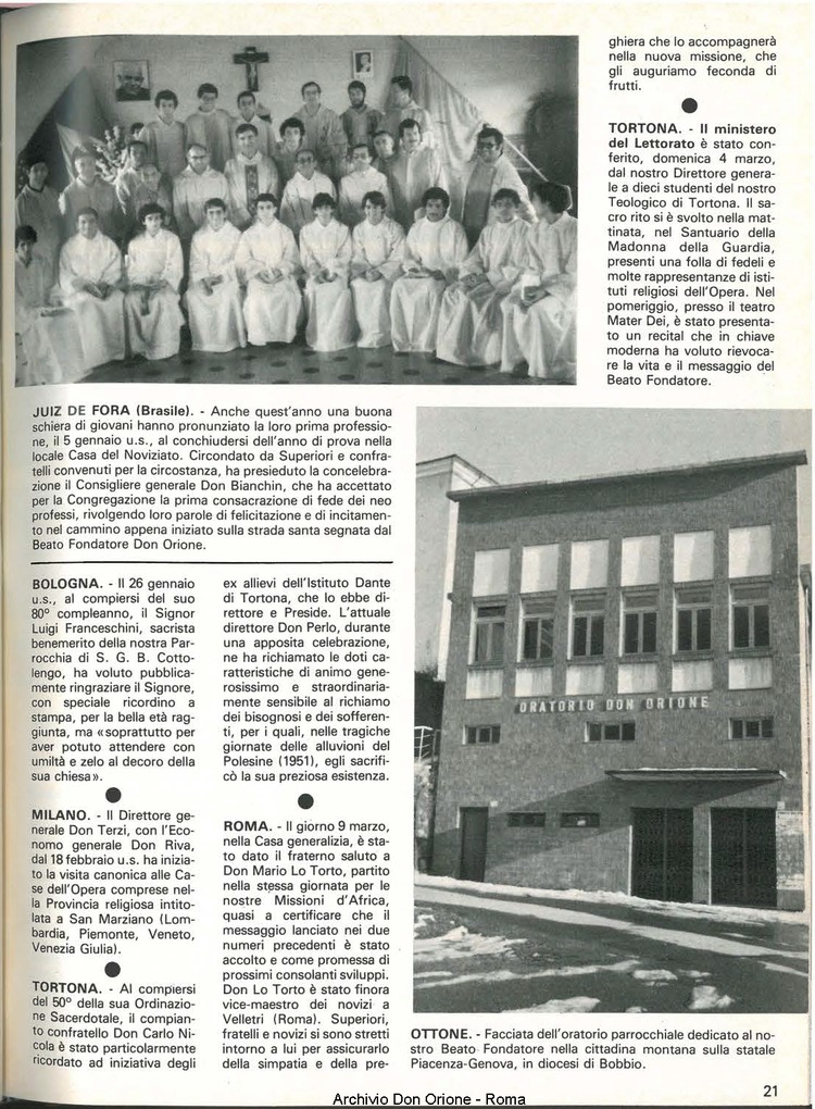 Don Orione, 79, 04, 01-04-1984, pagina 21