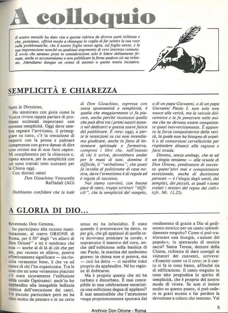 Don Orione, 79, 05, 01-05-1984, pagina 5