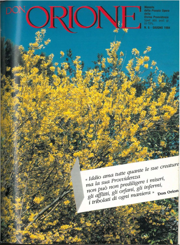 Don Orione, 79, 06, 01-06-1984, pagina 1