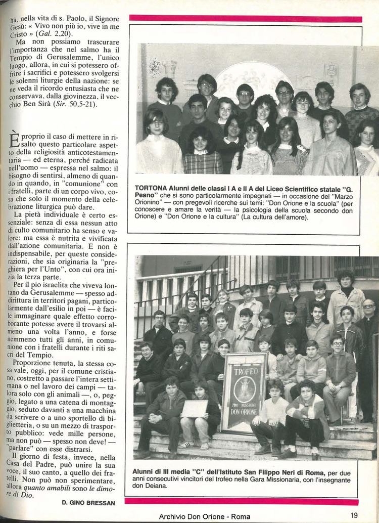 Don Orione, 79, 06, 01-06-1984, pagina 19
